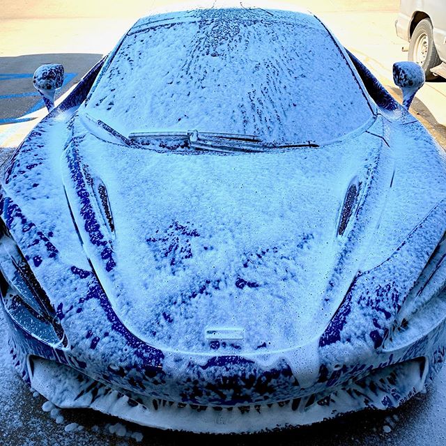 Suds!!! @carpro_us  reset! In for @xpel ppf and ceramic. #ppf #ceramics #windowtint #inthefilmbusiness #xpel @mclarenauto #720