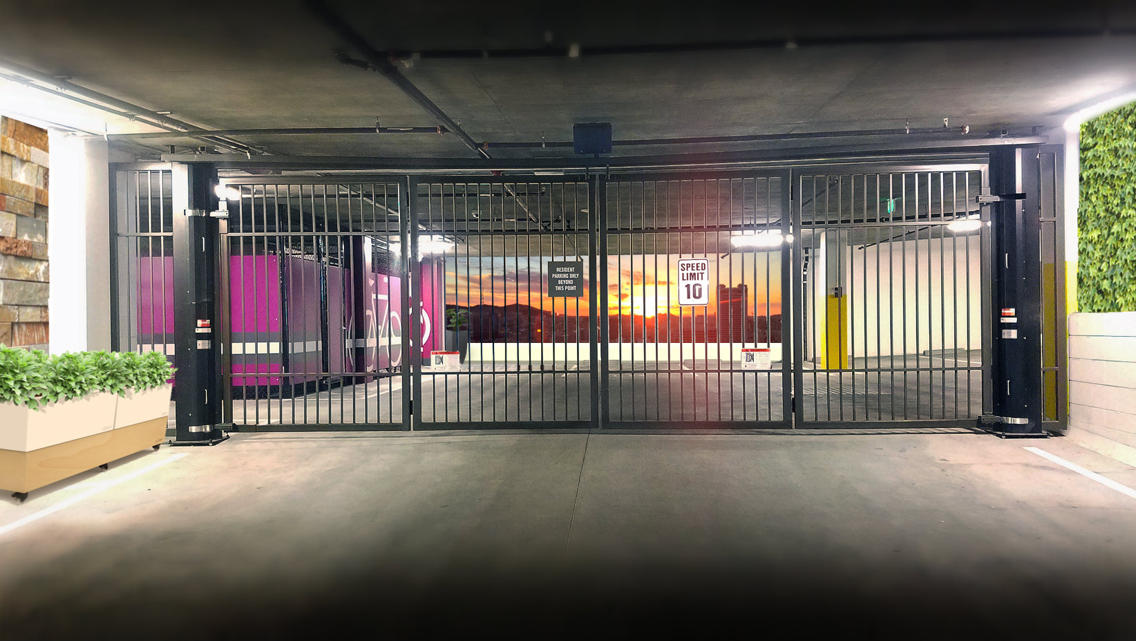 Internal Gate Parking Garage