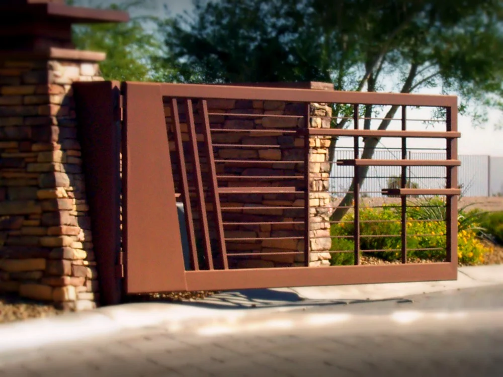 HEAVY STEEL CORTEN GATE