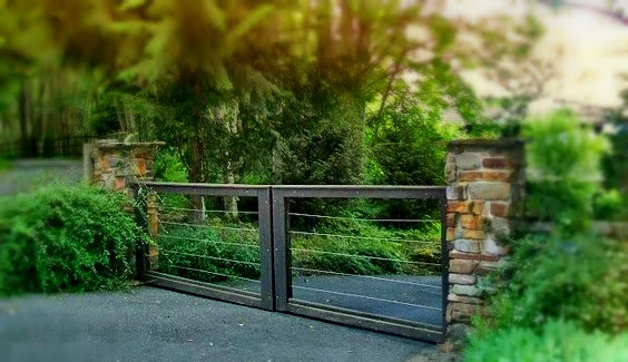 Steel Frame Wire Inset Swing Gate