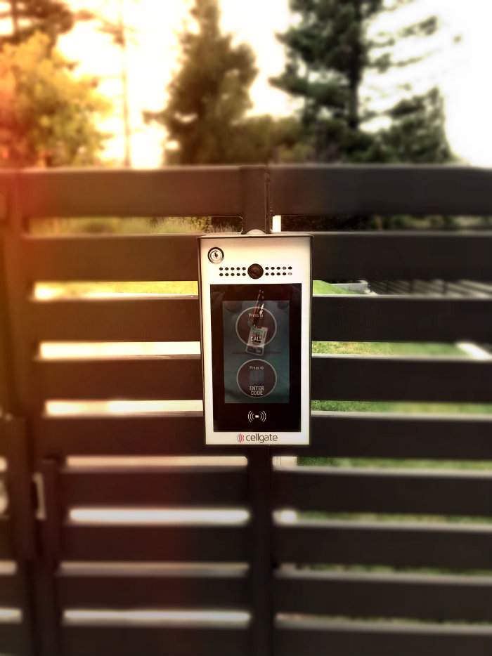 Cellgate EVO on Slat Fence