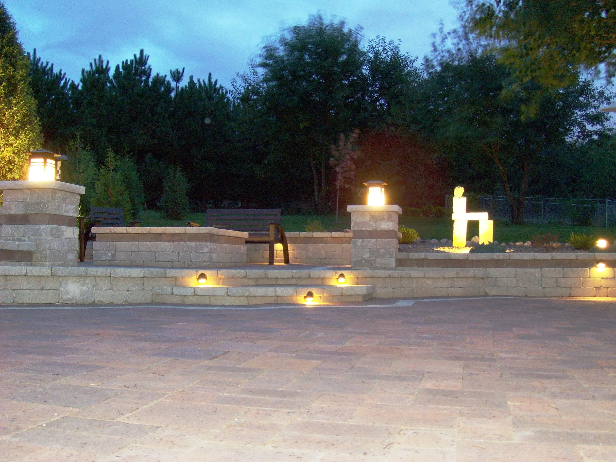 Landscape lighting can add elegance and safety to any home in Madison WI