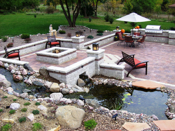 Outdoor Kitchen in Madison, Mcfarland, Monona and Sun Prairie, WI - Landscape Design Cottage Grove WI - Patio, Driveway Middleton, Madison WI - Pond Waunakee WI