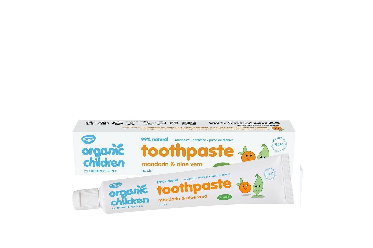 Organic Children Toothpaste mandarin aloe vera with fluoride.png