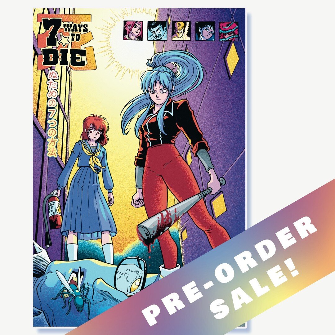 &quot;7 Ways to Die&quot; Preorder sale on Etsy! Discounted prices until Sept 21st--- GO GO GO 🏃&zwj;♀️

#yyh #yuyuhakusho #keiko #botan #zombies #preorder #sale #illustration