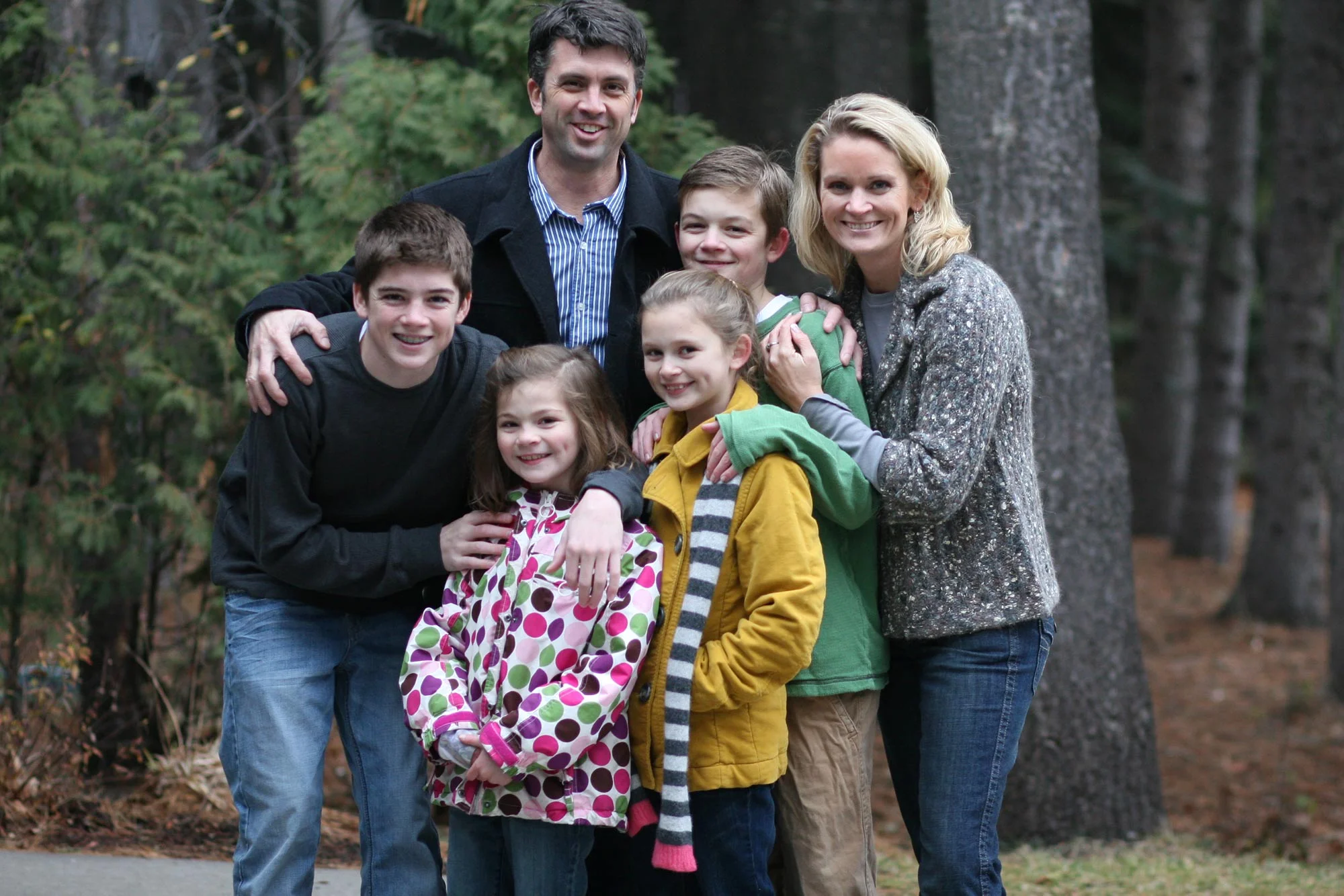 Photo of Family in the Woods  |  LaPanta Photography  |  Family Photos in Shoreview, Minnesota