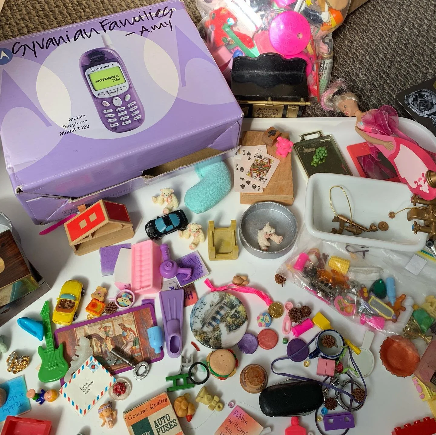 &ldquo;So how long have you liked tiny things?&rdquo; 😅 turns out, quite awhile! Helping mum clean out the cupboards and found a stash of my old toys, mostly from the early 1990s! I used to get the nickname &lsquo;magpie&rsquo; as I would collect lo