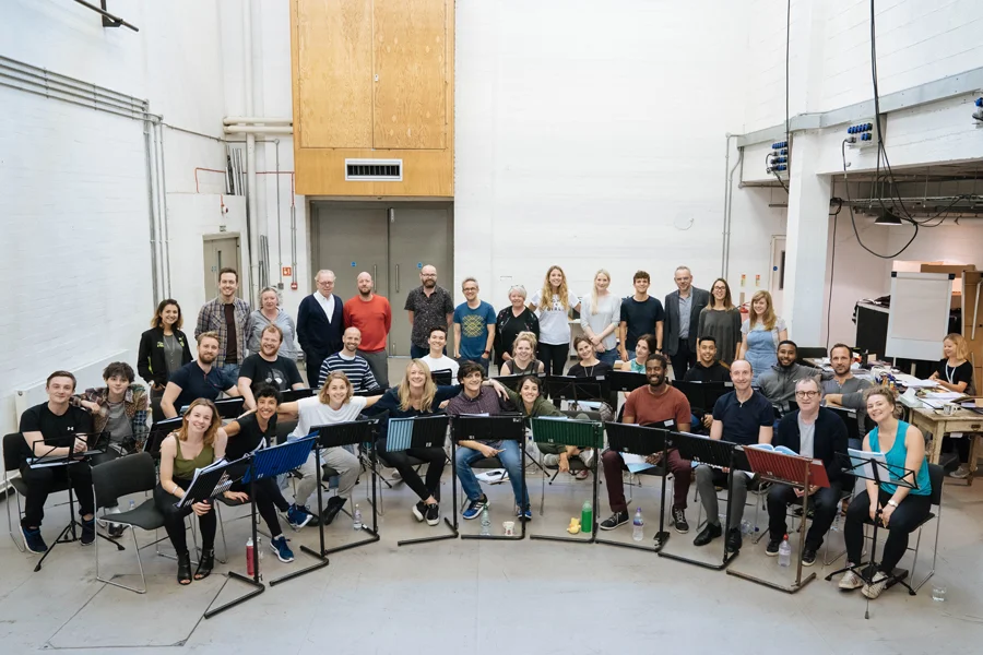 Pinocchio cast - first day of rehearsals