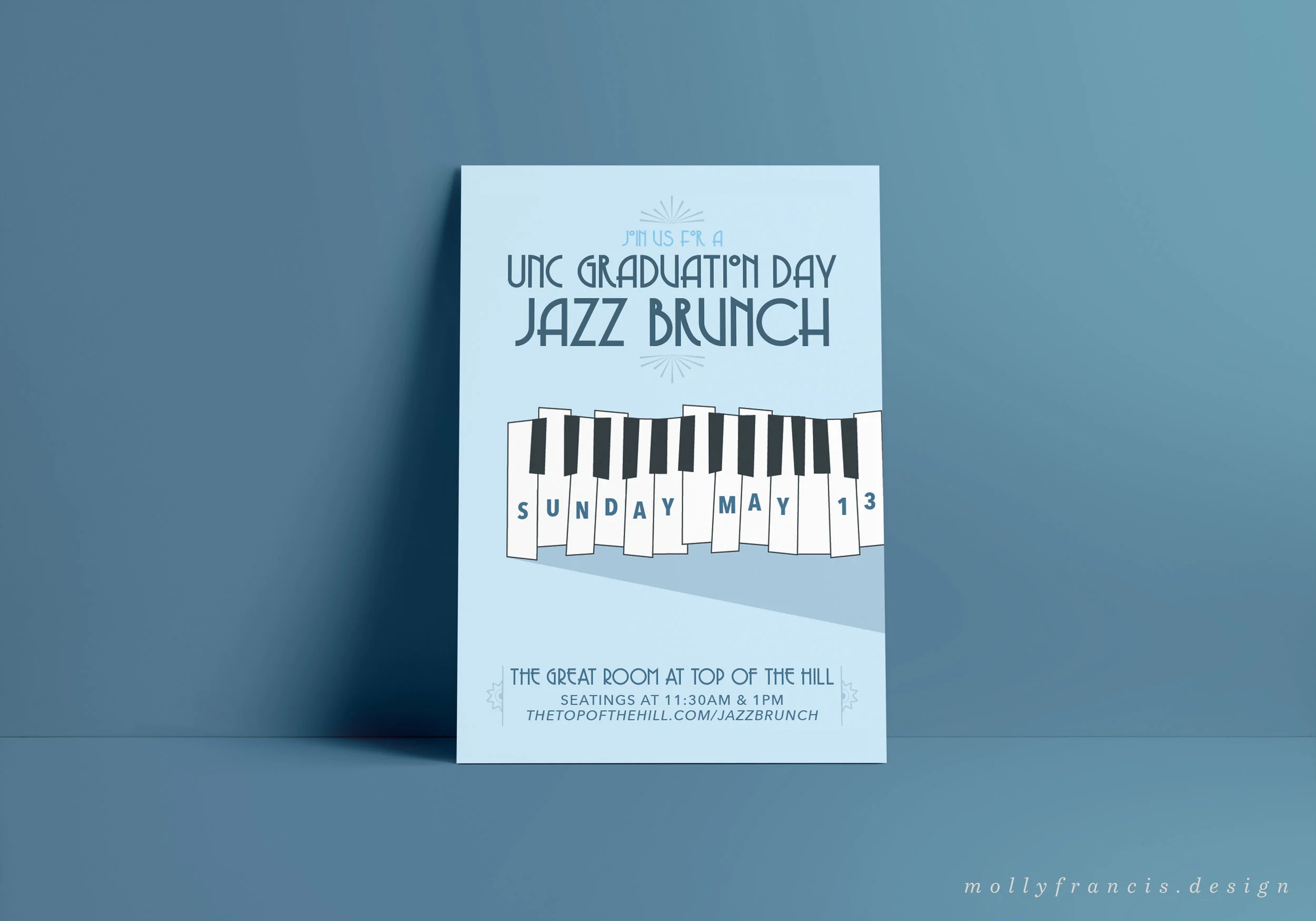 jazz brunch poster