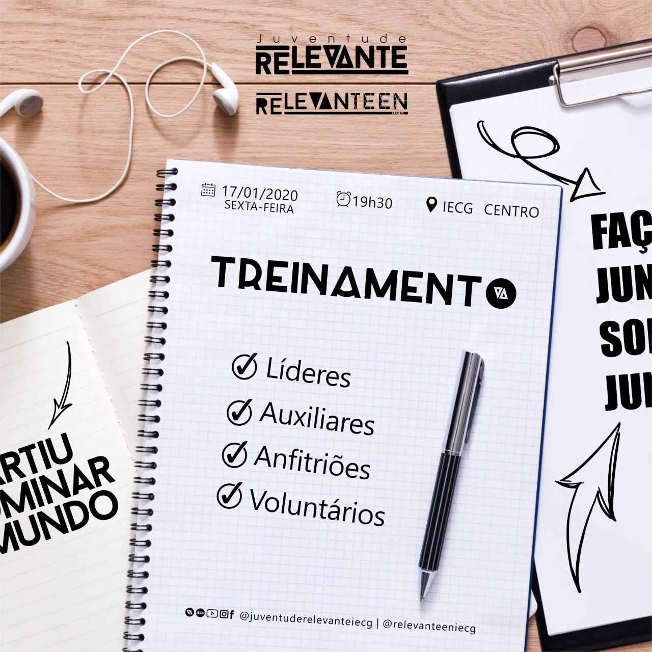 Treinamento Relevante - 19h30 - IECG Centro