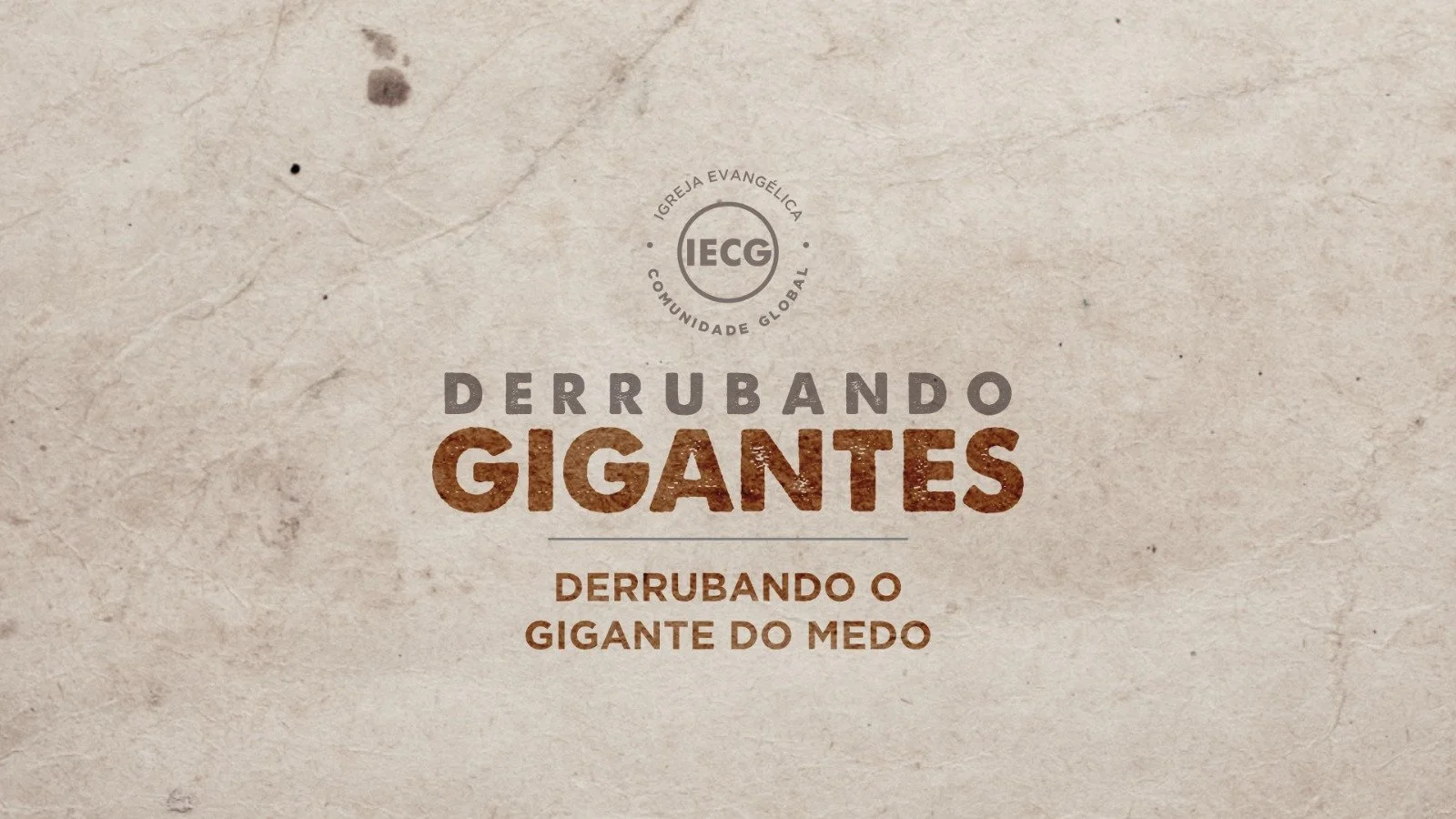 Derrubando Gigantes - Derrubando o Gigante do Medo - Ap. Edmilson