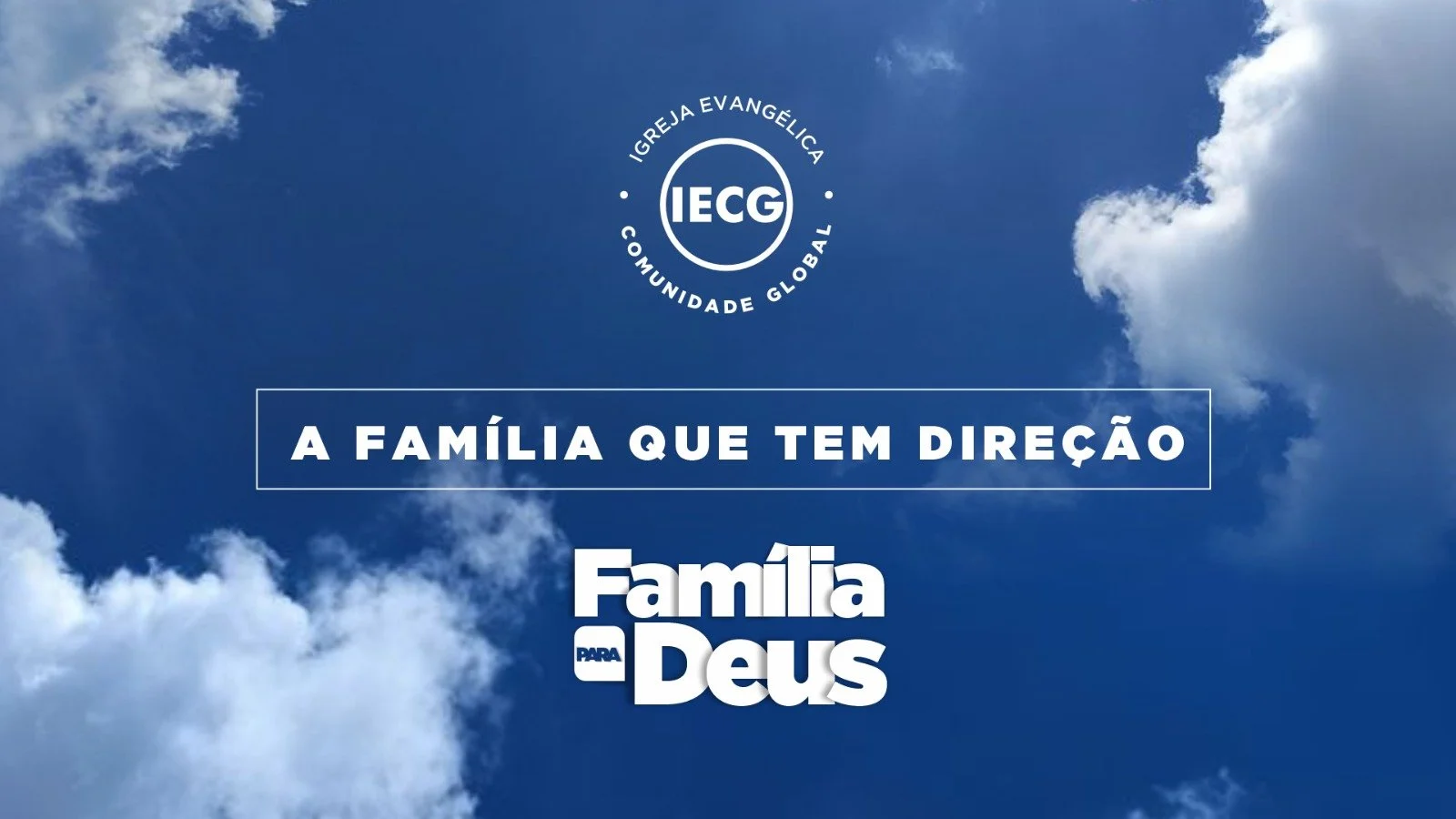 Família para Deus -  A Família que tem direção - Santa Ceia - Pr Aldo Giovanni