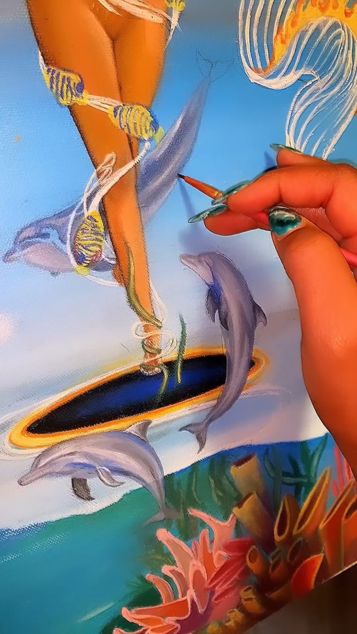 I added dolphins! 💎🥺