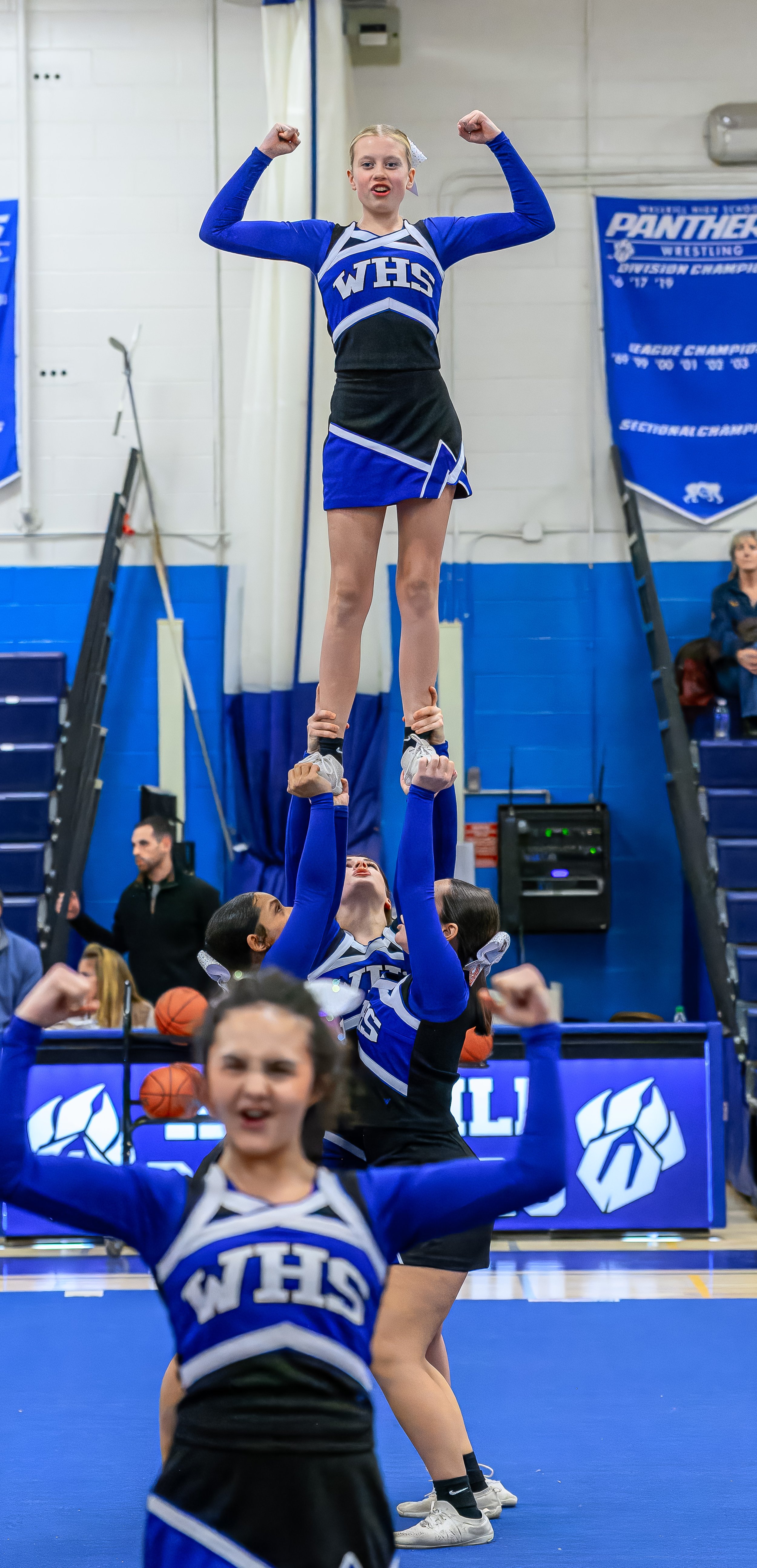 2025-02-07 Spirit Cheer for Boys Varsity Basketball vs. Our Lady of Lourdes-40.jpg