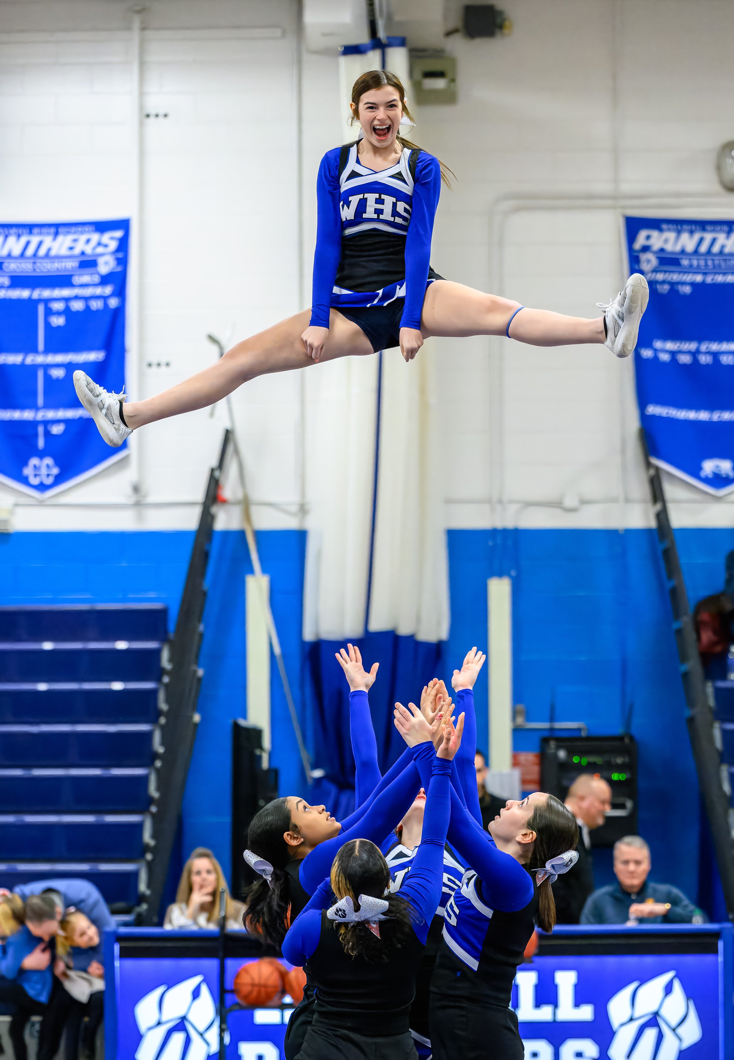 2025-02-07 Spirit Cheer for Boys Varsity Basketball vs. Our Lady of Lourdes-49.jpg