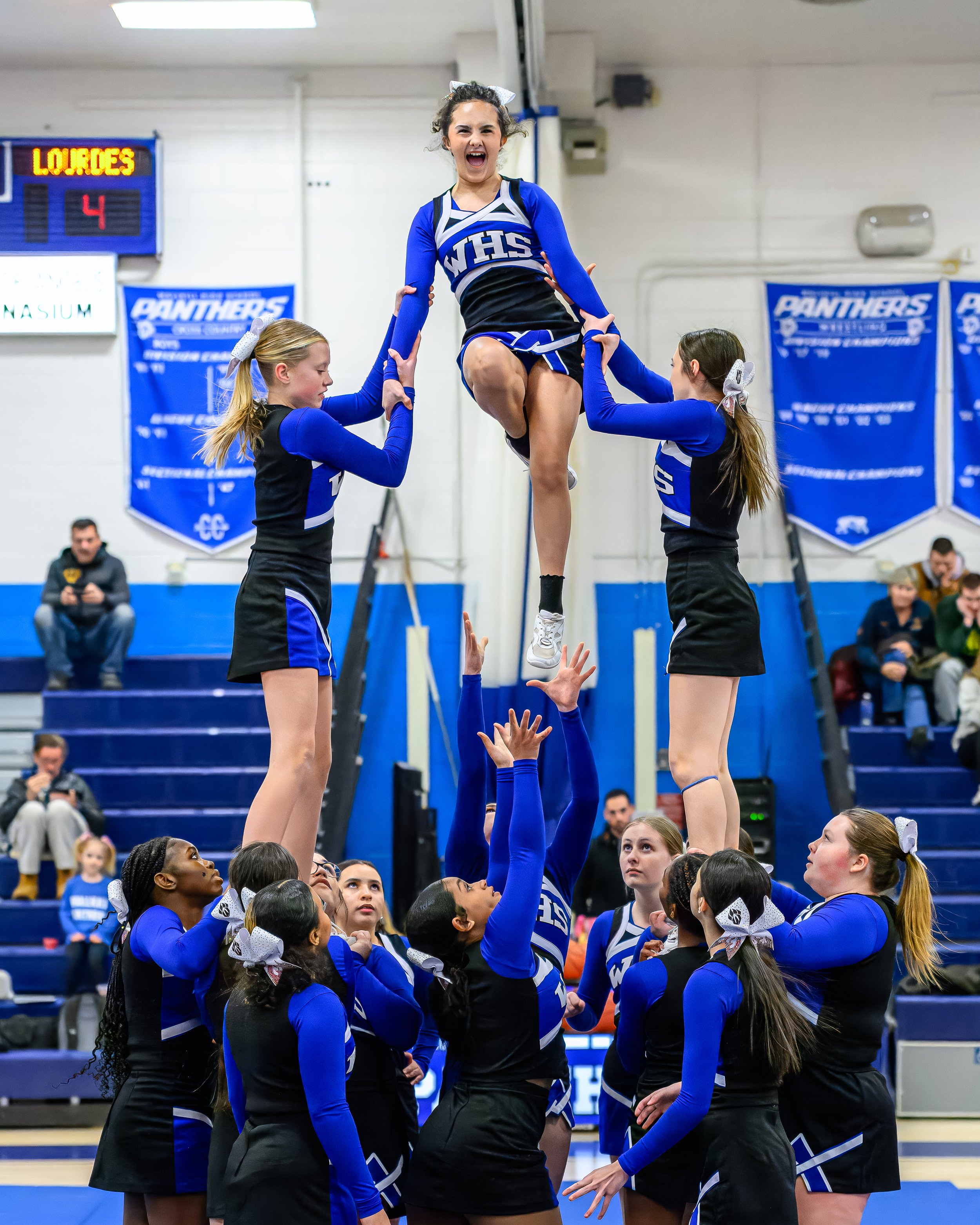 2025-02-07 Spirit Cheer for Boys Varsity Basketball vs. Our Lady of Lourdes-56.jpg