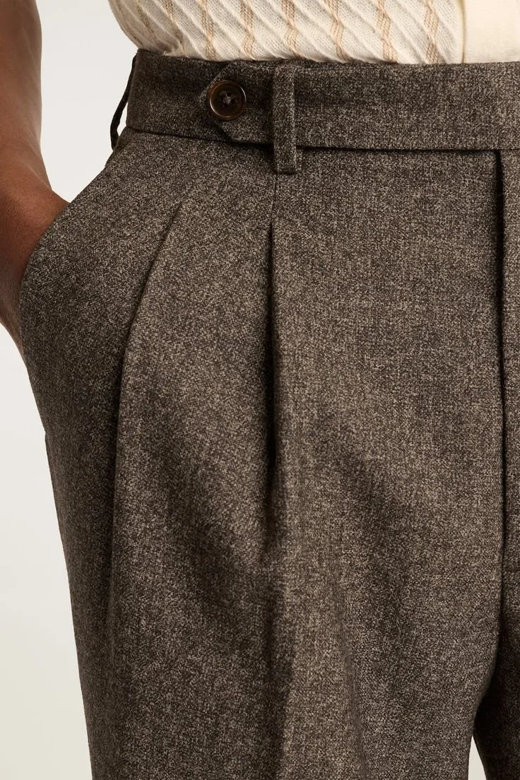 Pleated Wool Trousers _ Elegant Wool Trousers with Vintage Appeal.jpeg