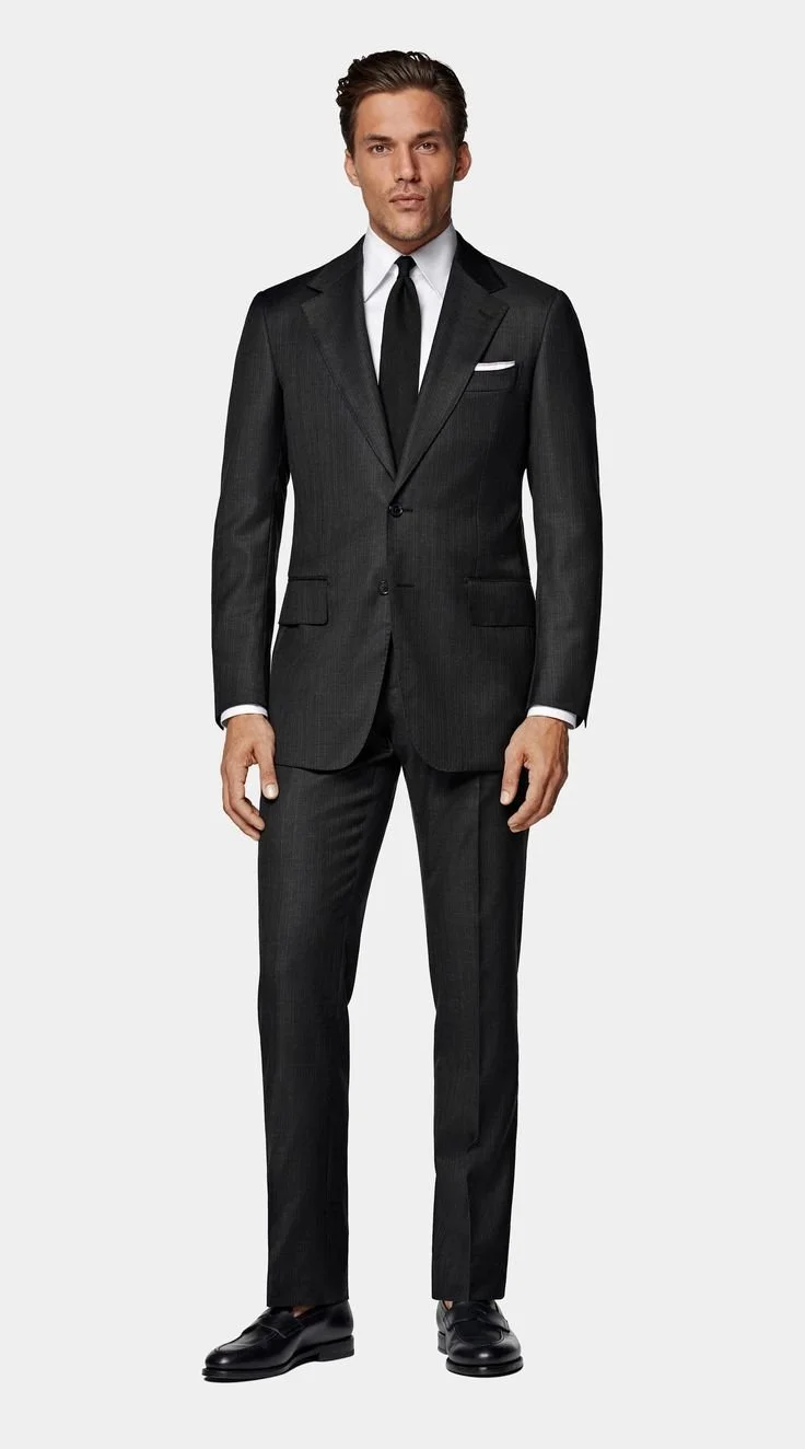 Dark Grey Striped Tailored Fit Milano Suit.jpeg