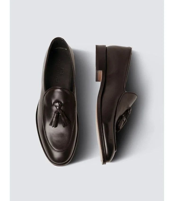 Brown Leather Tassel Loafer.jpeg