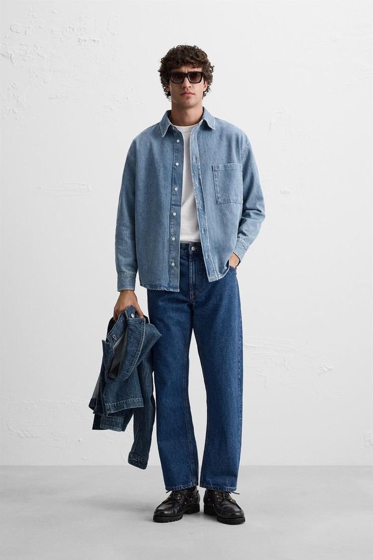 fall denim outfit for men.jpeg