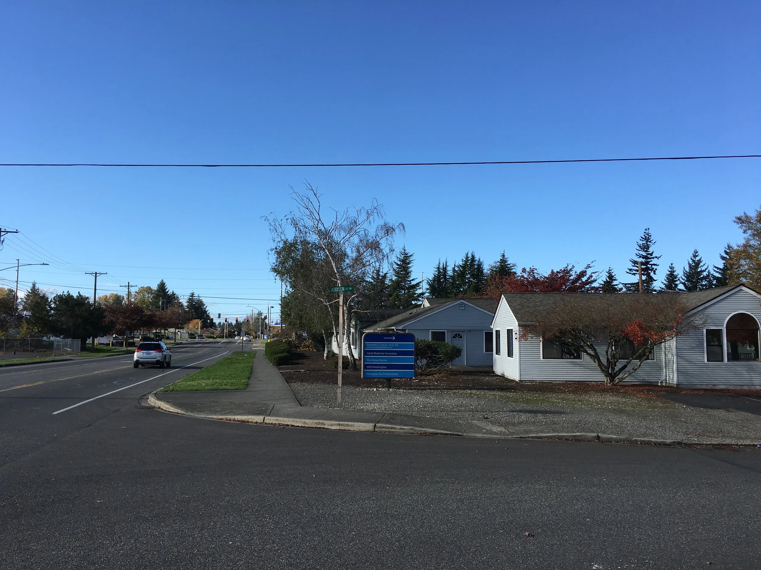Westbound on 108th St SW