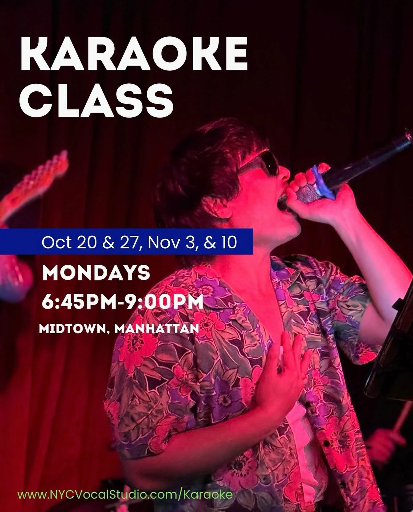 Join me for the next round of karaoke class! We already have a great group signed up - (one of them may be my husband.). Link in bio for more information!