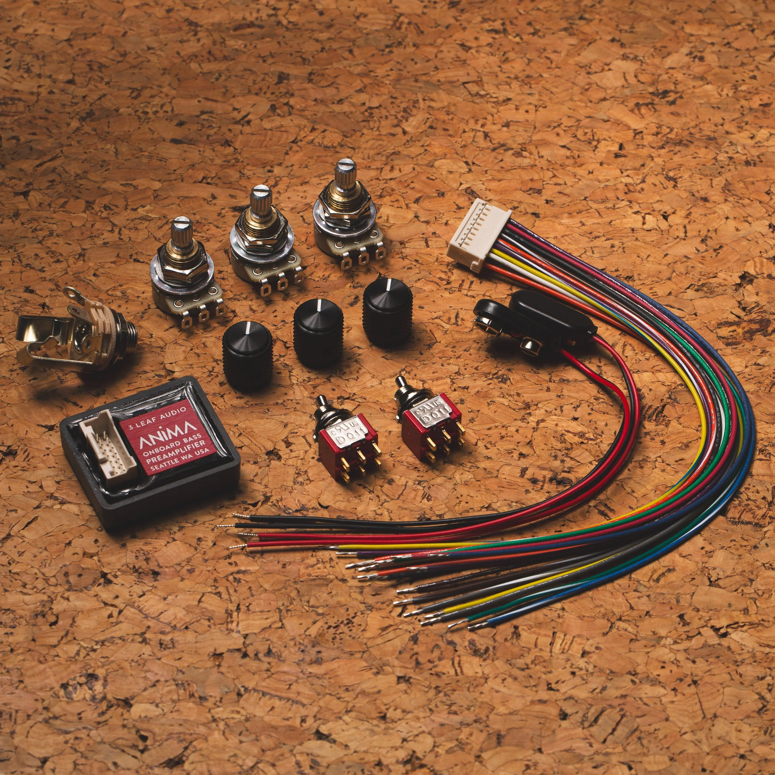 ANIMA // Onboard Bass Preamp — 3 LEAF AUDIO