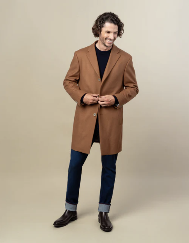 Camel overcoat