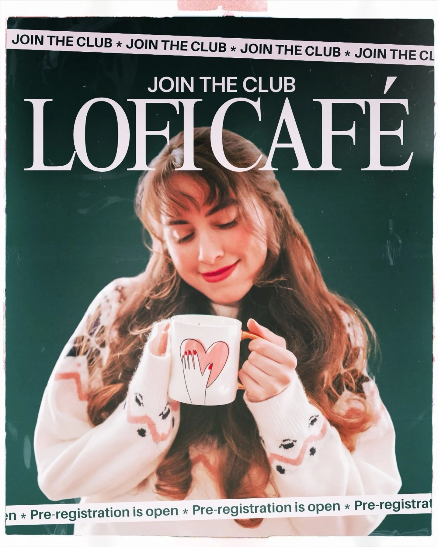 HAPPY FRIDAY + VALENTINE&rsquo;S DAY ! 💗☕️🍀 the Lofi Caf&eacute; is officially OPEN 🥹✨ #afterhoursunlocked 

(+ a free Valentine&rsquo;s lofi audio waiting for you at the link in my bio) 🤍

a cozy little club for coming back to yourself,
one caf&