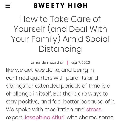 How to Take Care of Yourself (and Deal With Your Family) Amid Social Distancing