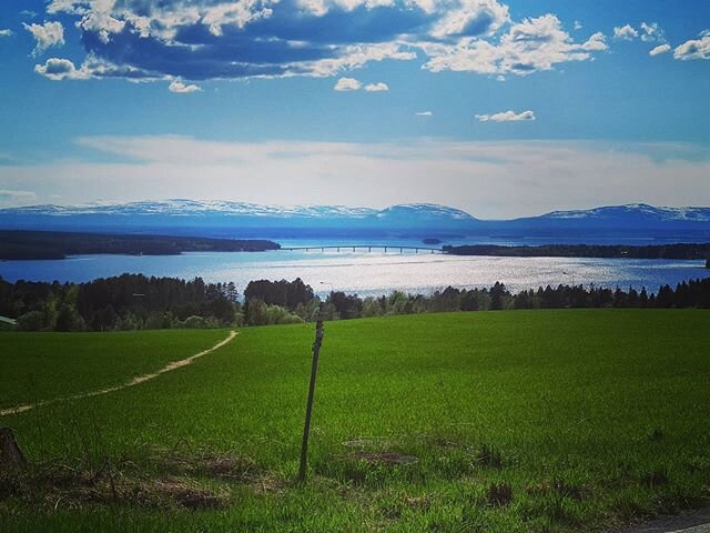 Dagens kontor, beh&ouml;ver man f&ouml;rklara n&aring;got?! Ord k&auml;nns &ouml;verfl&ouml;diga, h&auml;r trivs jag 😁🙏🌞 #vackraj&auml;mtland #mothernature #mountainandlake