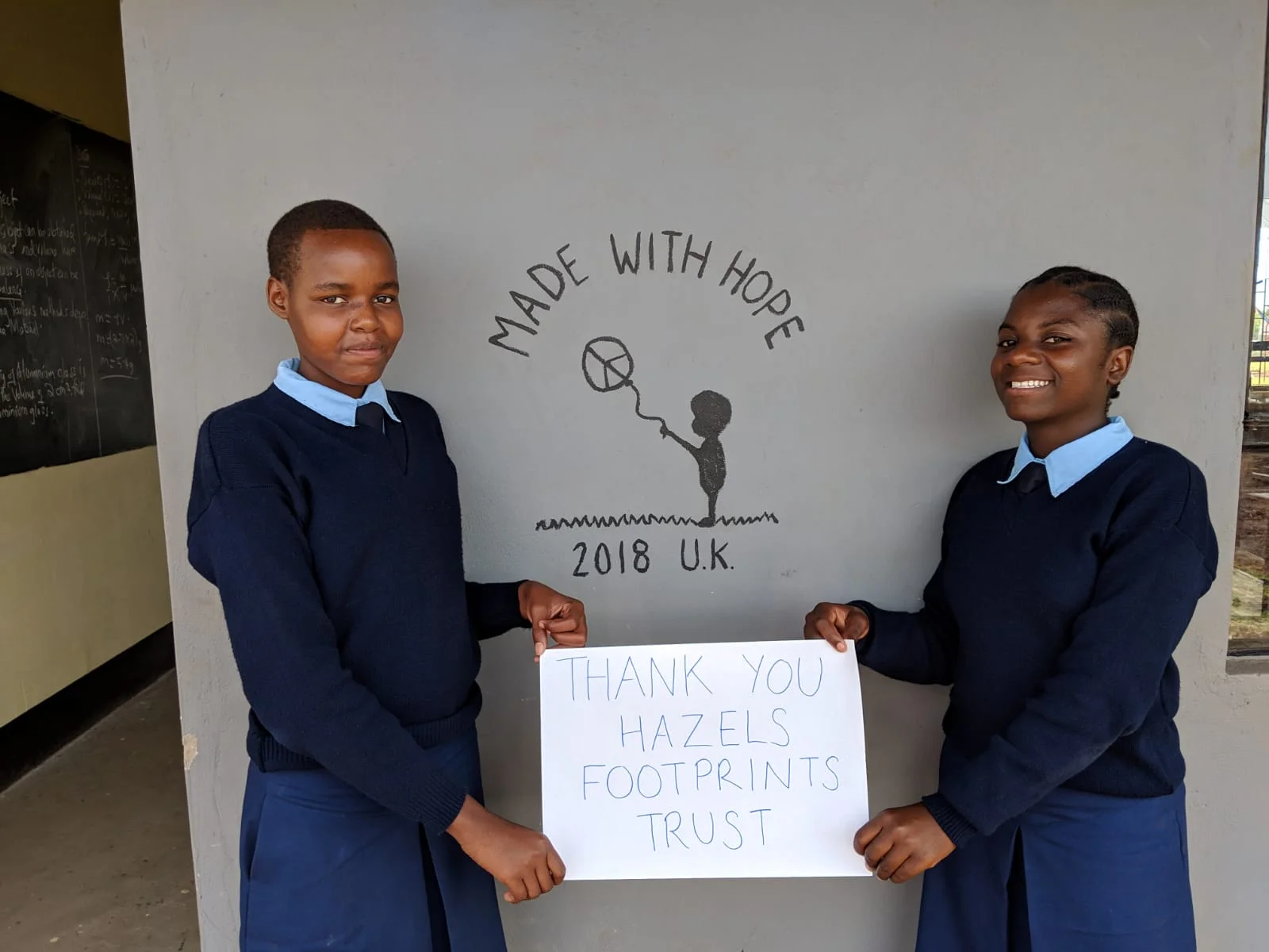 Hazel's Footprints Trust helps us finish our secondary school