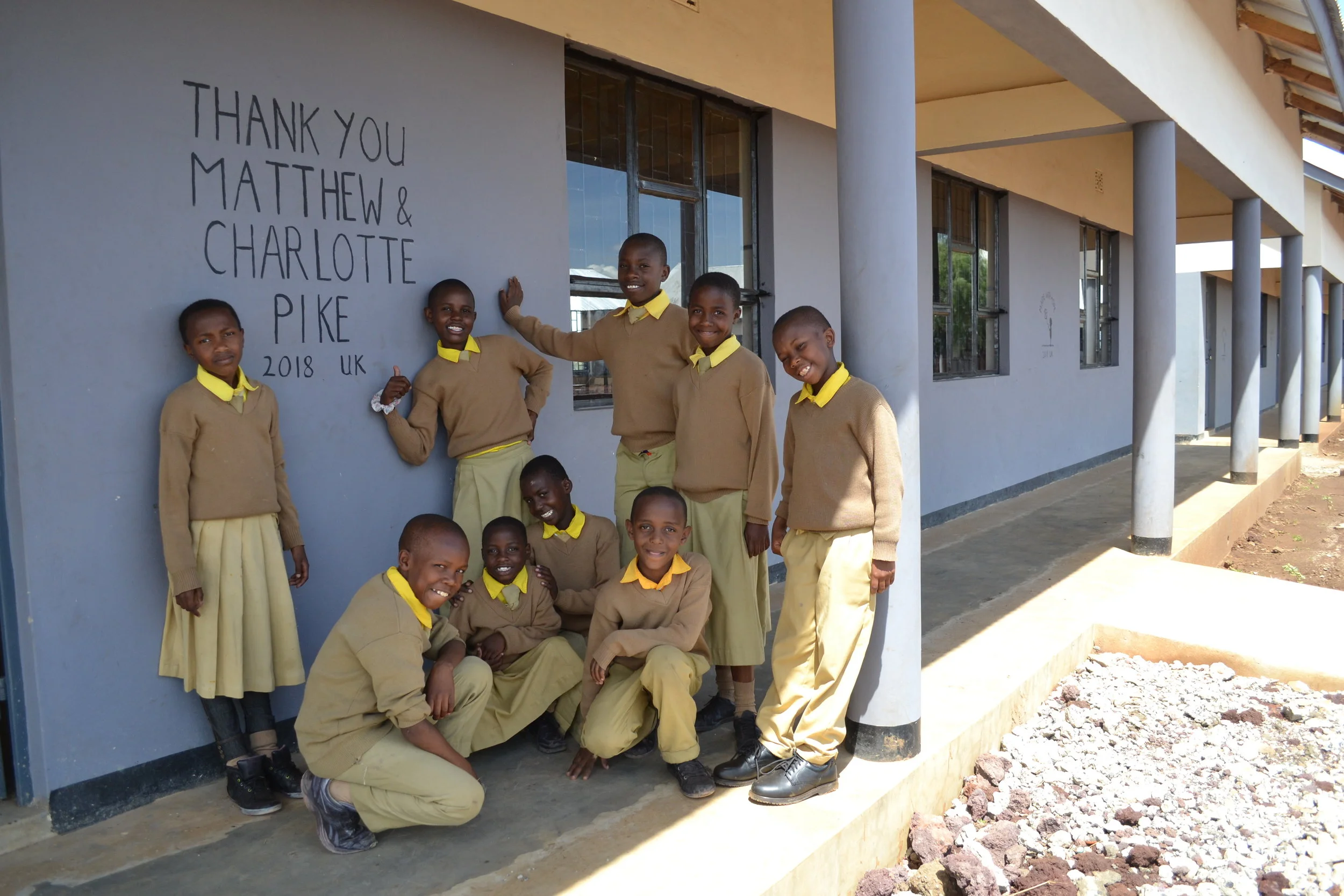 Matt &amp; Charlotte donate their wedding funds to build a classroom!