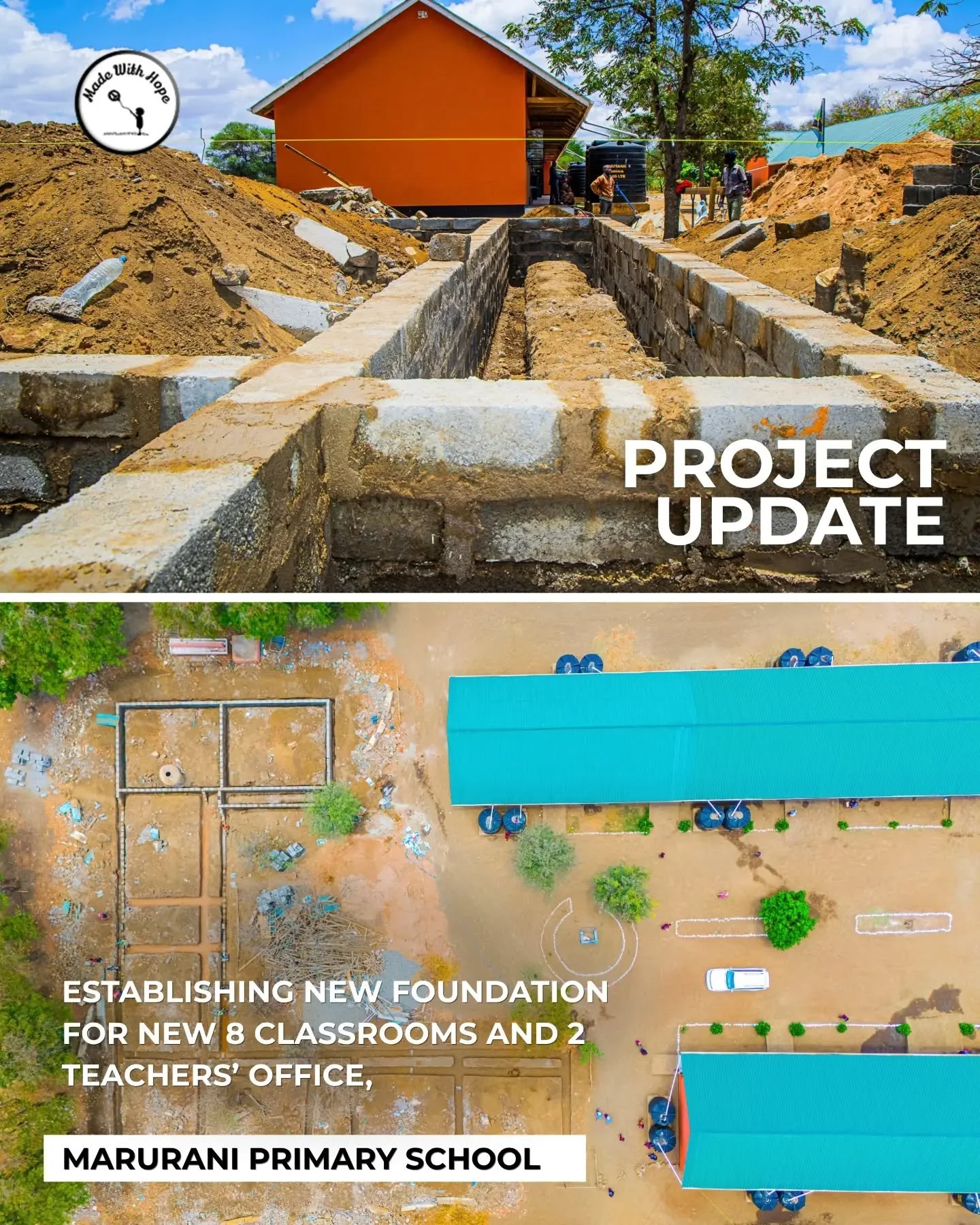 Work is officially underway at Mzimuni Primary School as we begin establishing the foundation for 8 new classrooms and 2 teachers&rsquo; offices.

Every layer of this foundation brings us closer to creating safer, more conducive learning spaces where