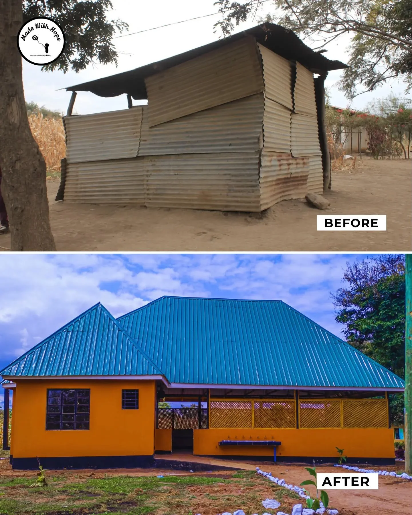 In rural Arusha, Tanzania, a once makeshift structure has been transformed into a proper school kitchen with dedicated dining area for students.

This transformation is about more than a new building. It means creating a safer, more dignified environ