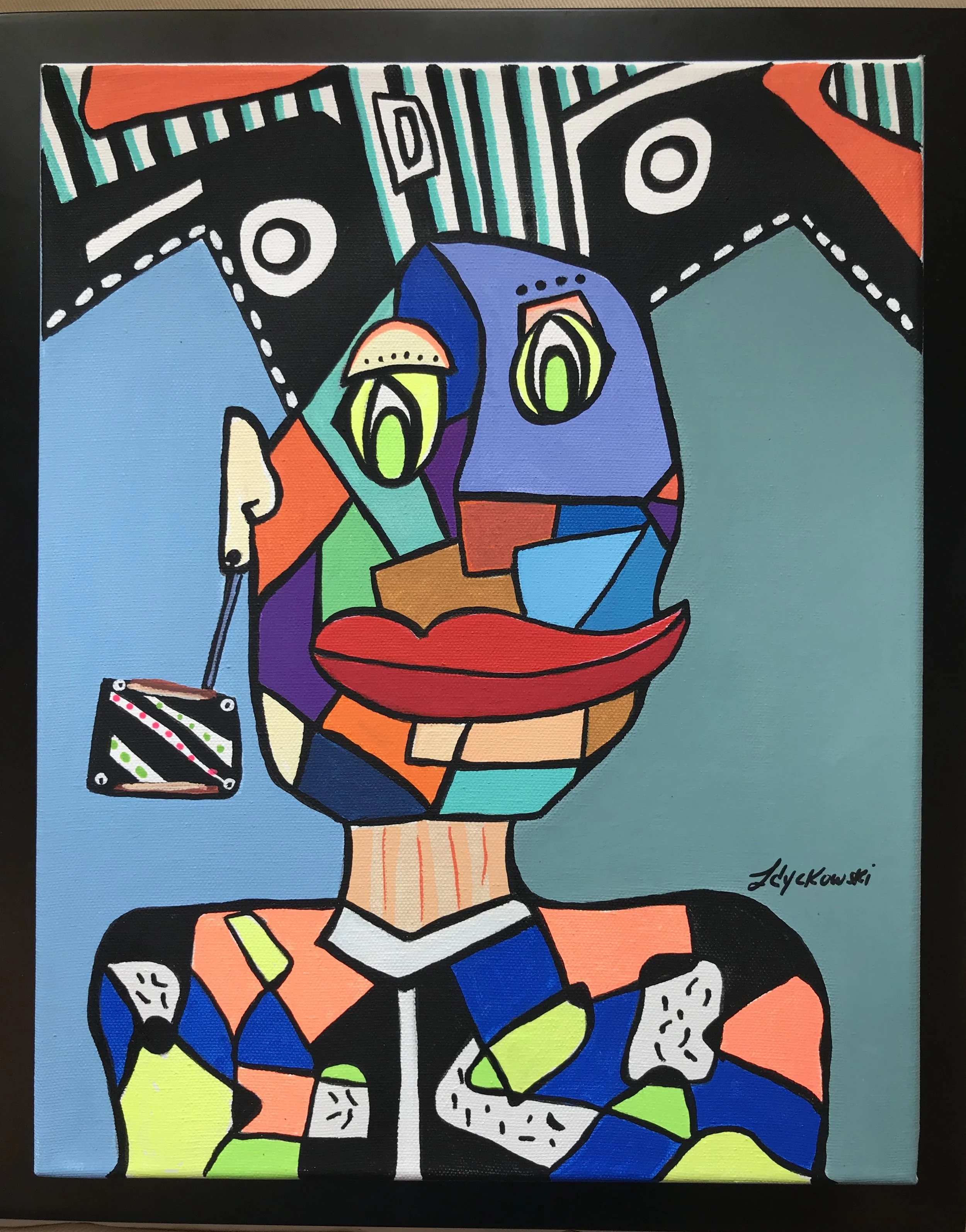  Original Art  “Pete” Acrylic on Canvas 