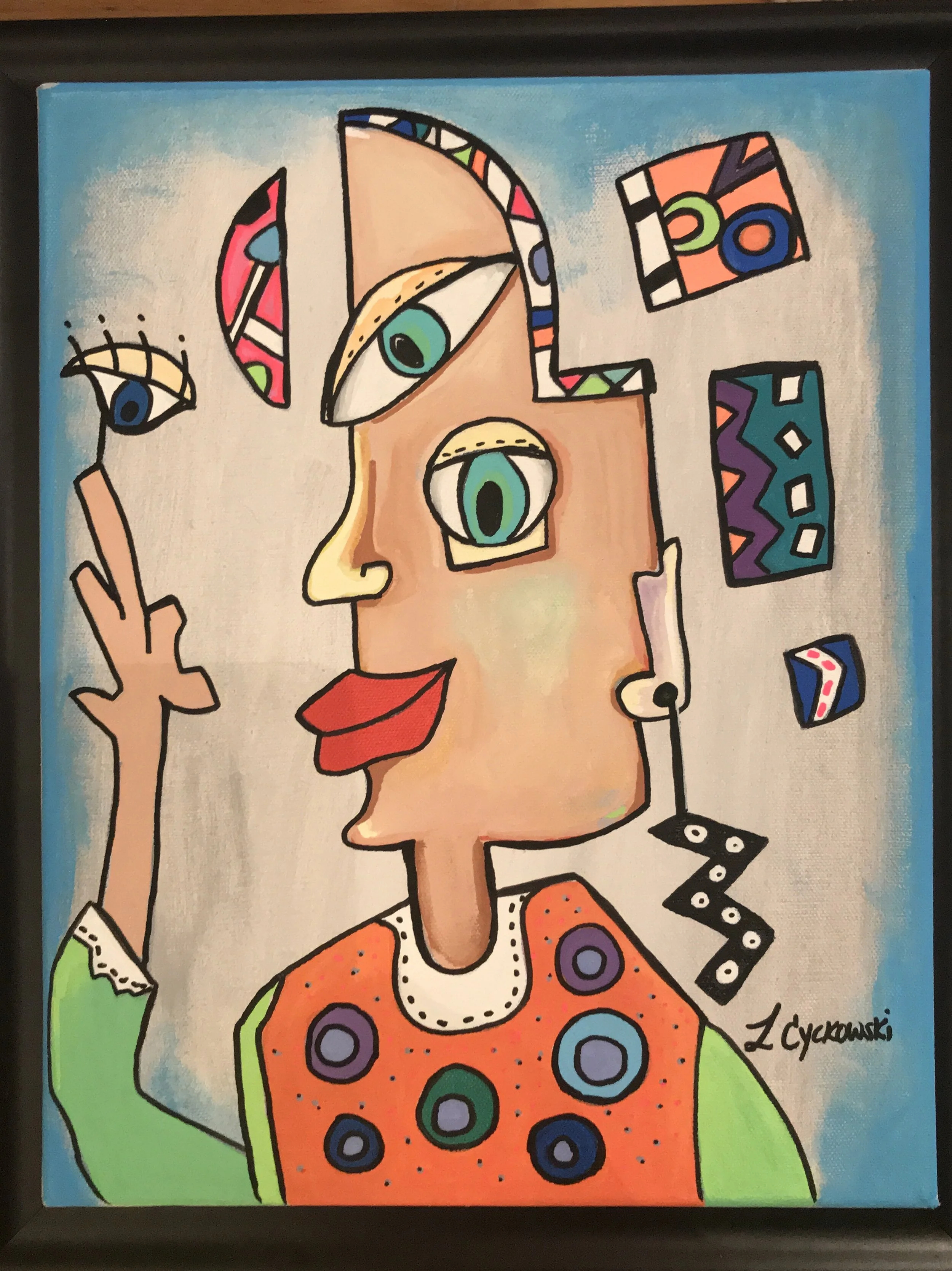 SOLD Original Art  “Thoughts “