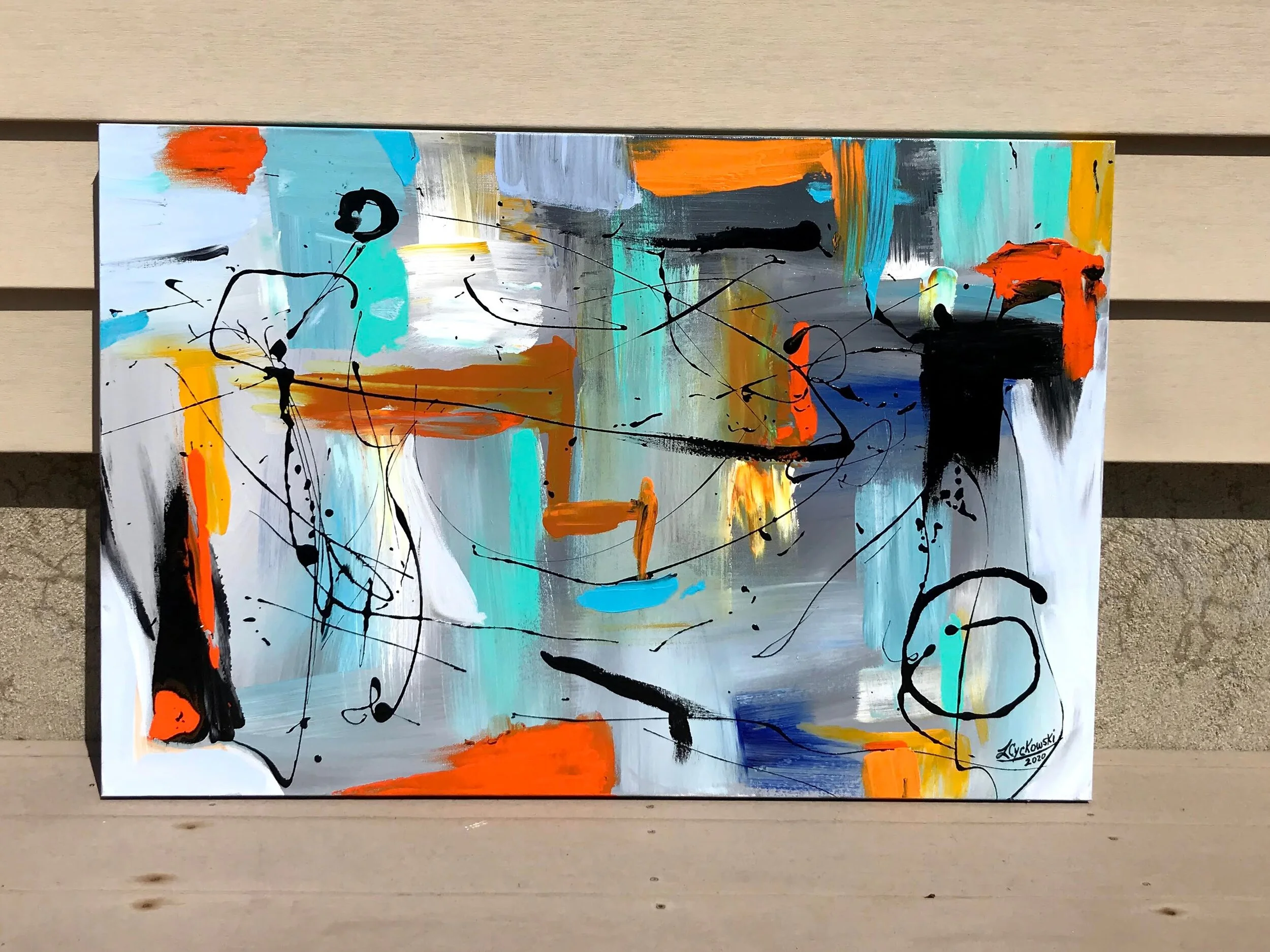  SOLD  Original Art Abstract 