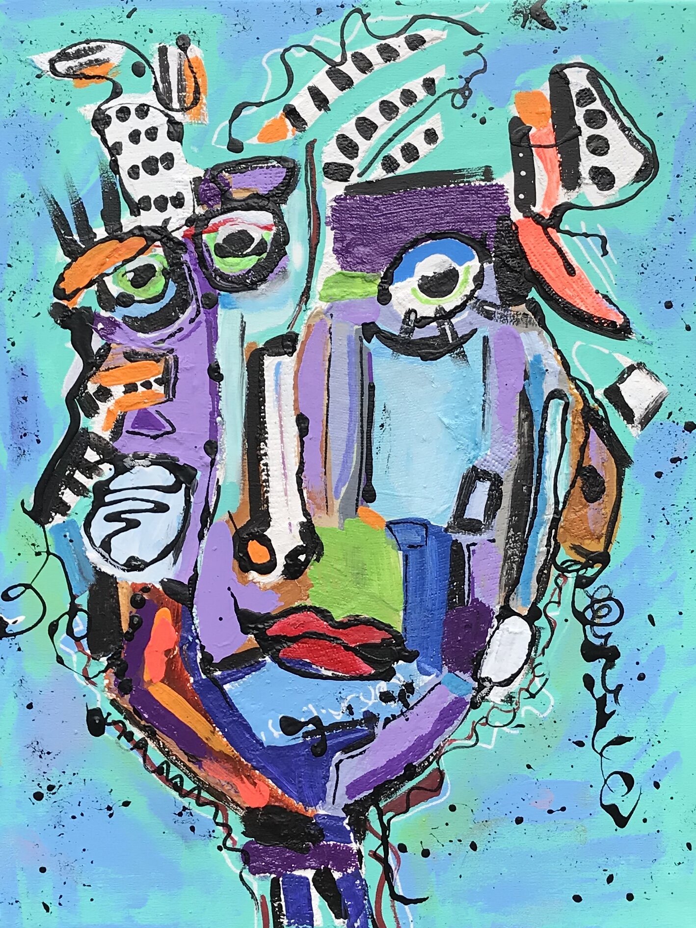 SOLD Original Art      “ Drawn in”