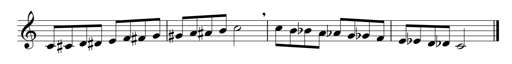 Try to maintain your intonation as you ascend and descend