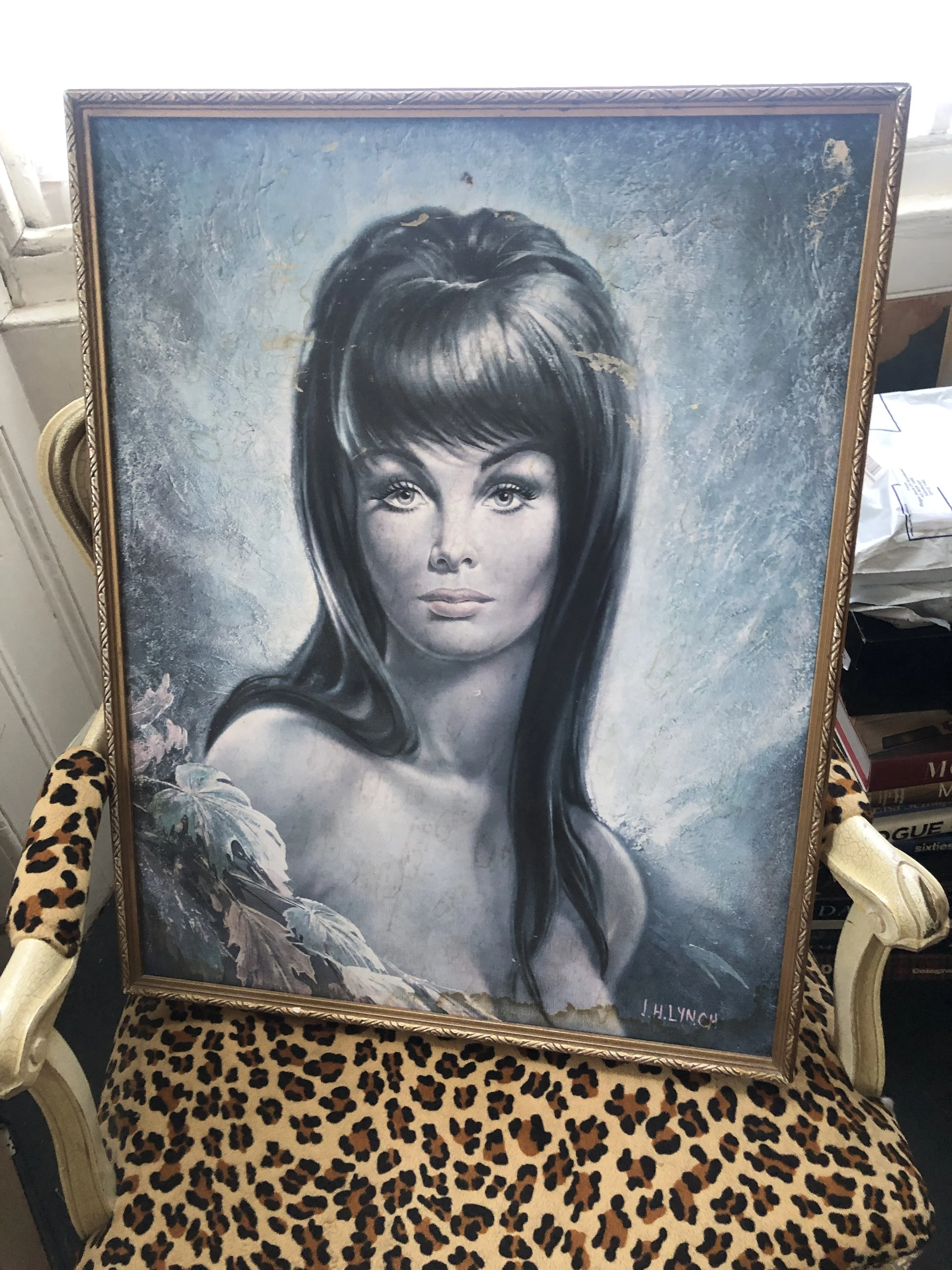 ABOVE THE MANTLEPIECE 1970S LADY J H LYNCH