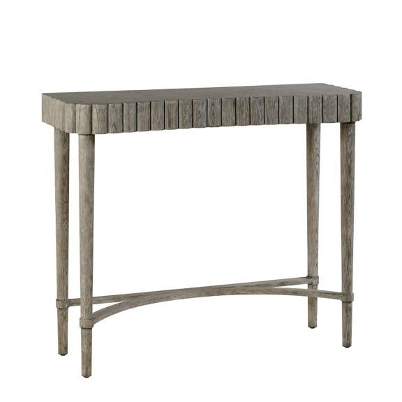WILLIAM YEOWARD GREYED SOLID OAK HALL CONSOLE TABLE