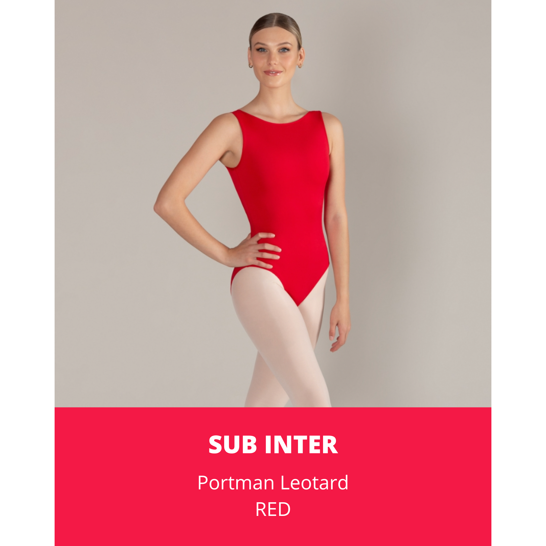 PORTMAN LEOTARD - RED