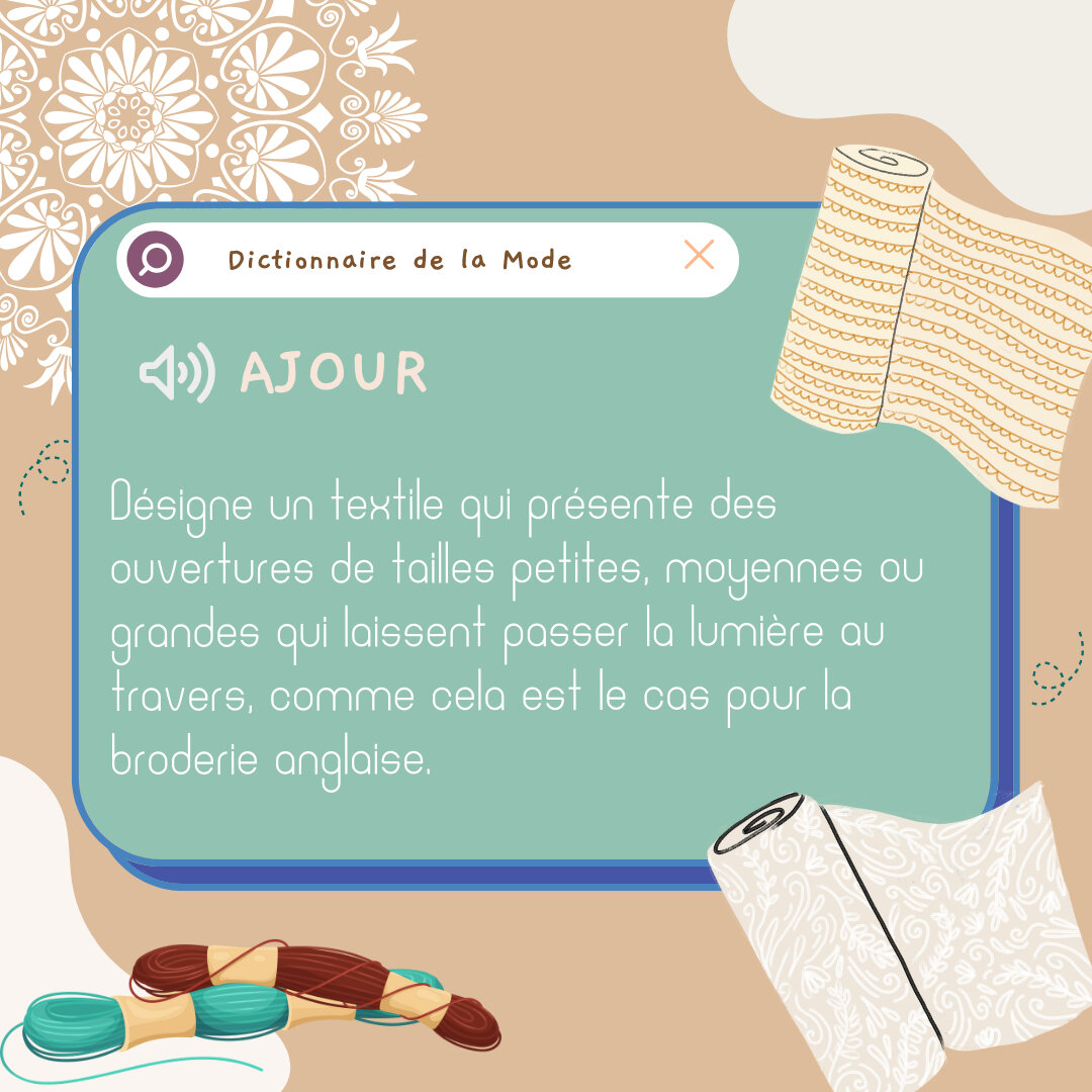 🎀 B. A.-ba couture 🎀​​​​​​​​ ​​​​​​​​
Connaissiez-vous le terme Ajour?​​​​​​​​
​​​​​​​​
#mangue_chocolat #sewing #couture #patrondecouture #coutureaddict #couturefemme #couturedebutant #coudresesv&ecirc;tements #jecoudsmesvetements #couturefacile  