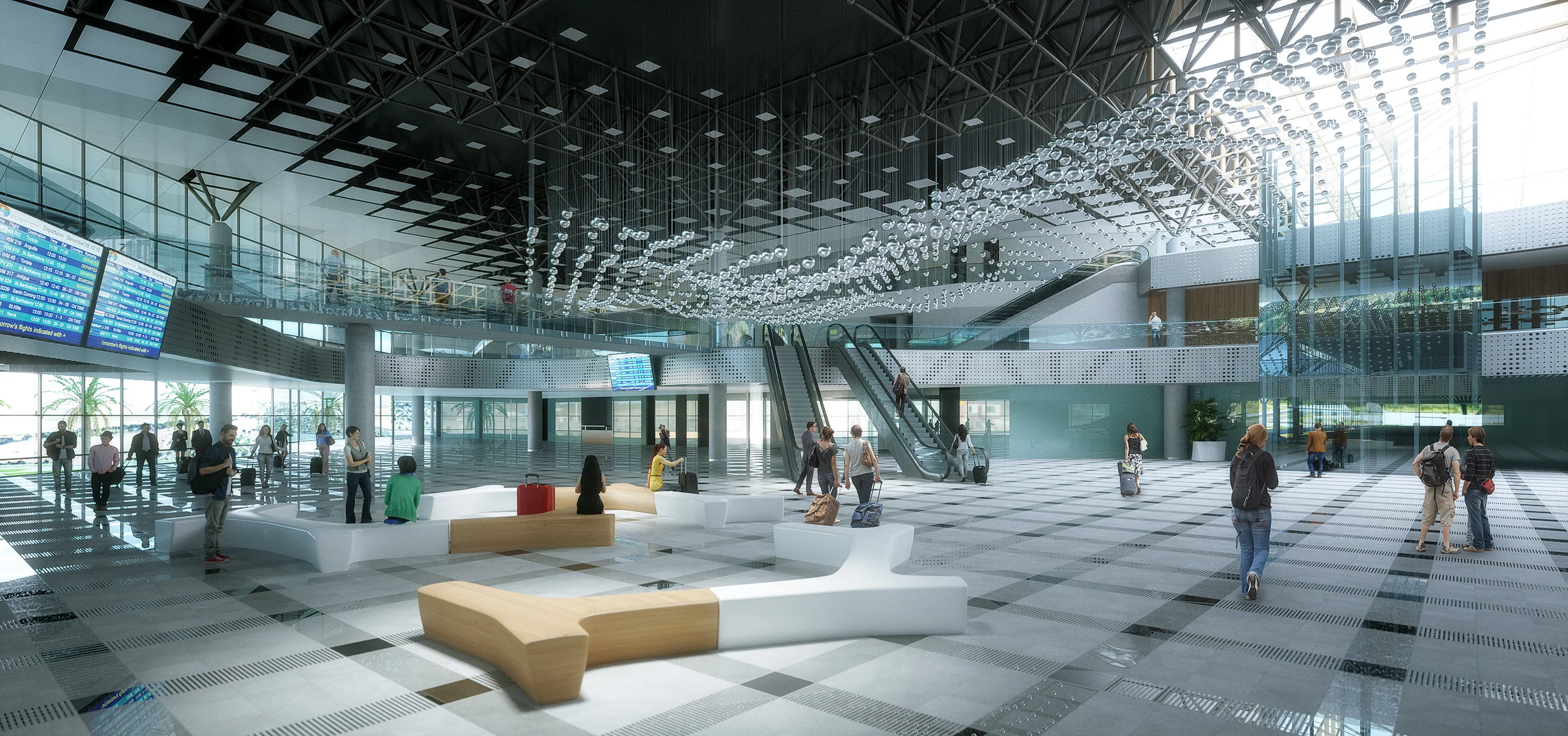 Split airport terminal | ZLS