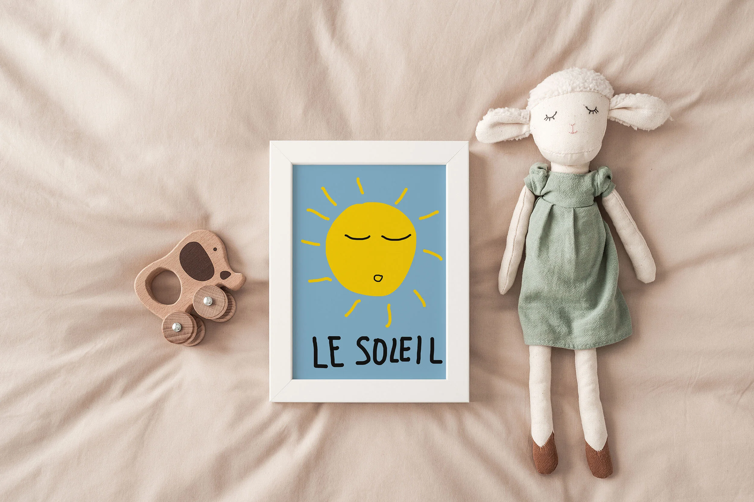 Digital illustration wall art: introducing "Drôle de carotte", our second printable posters series