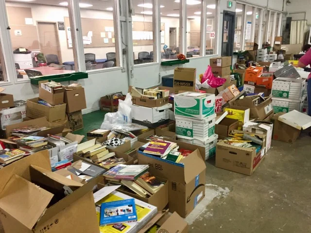 For three weeks the donations just kept coming, even these that arrived on Friday, the last day, right up to the very last minute.