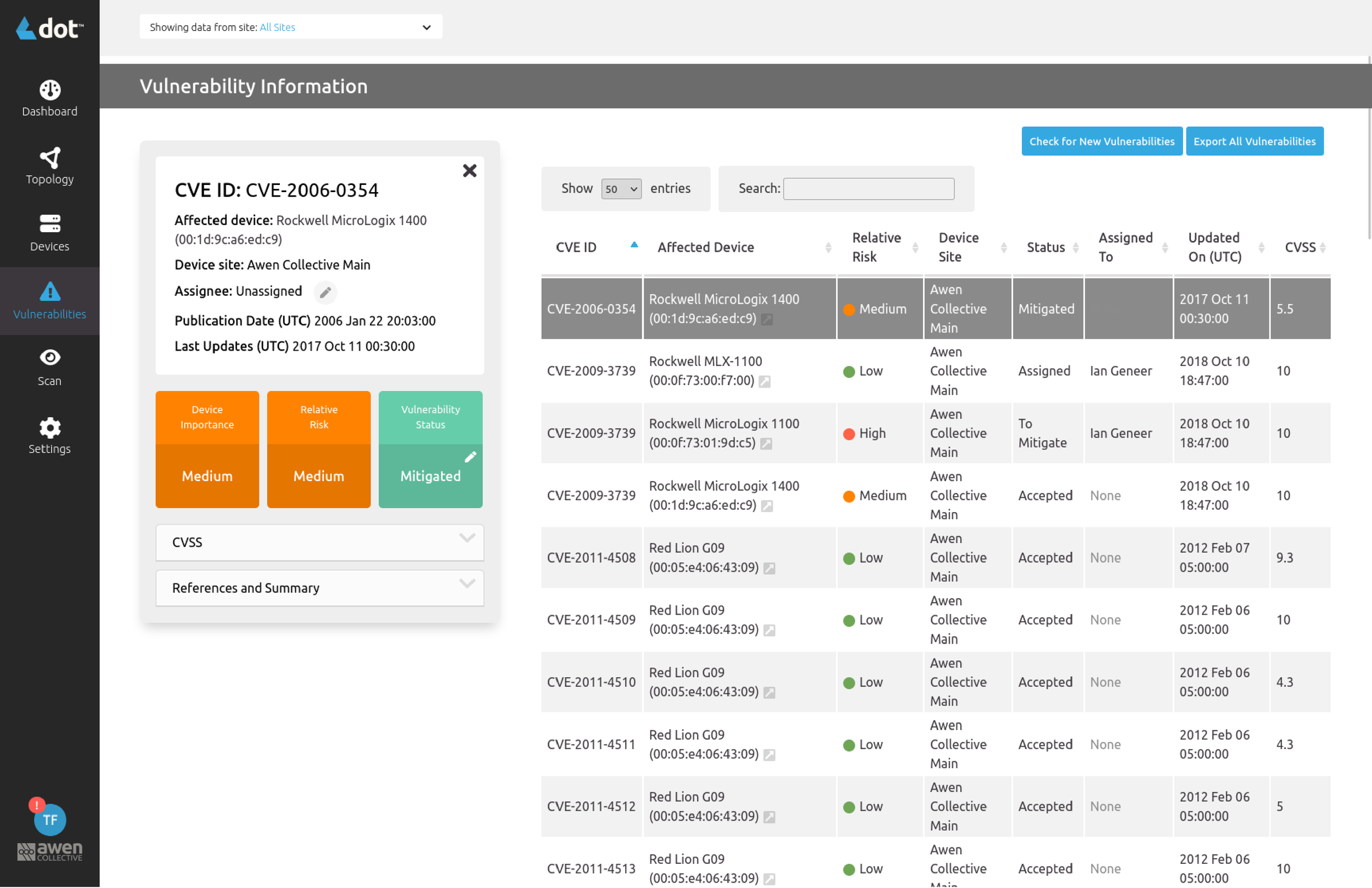 Discover and mitigate vulnerabilities on your OT assets