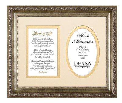 Frame THINK OF ME FRAMED MEMORIAL PICTURE 737682097966.jpg