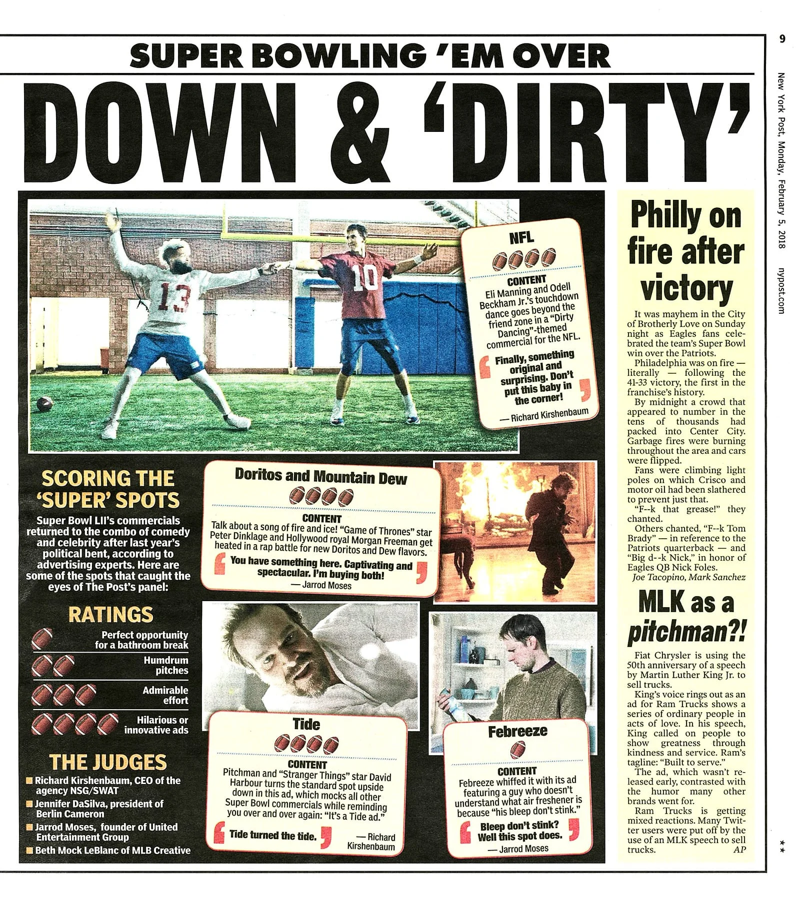 RK Weighs in on Super Bowl...Ads